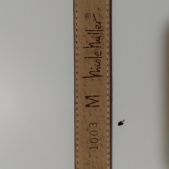 Genuine leather Nicole Miller belt - Picture 3 of 6